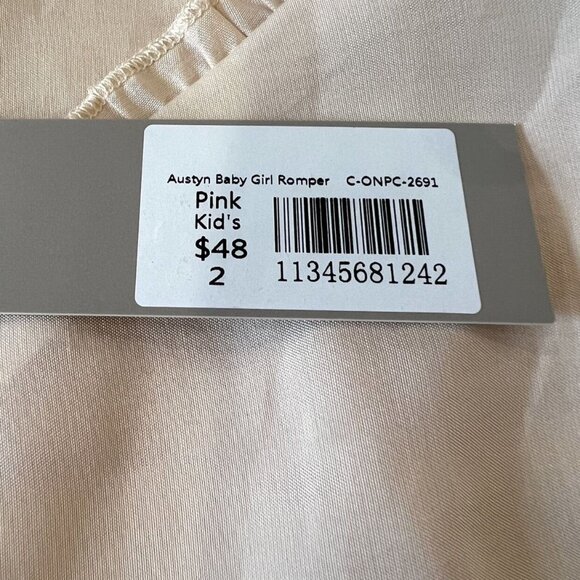 🆕NWT One Child Girls Pink Romper - Picture 4 of 8